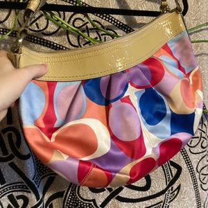 Multicolor Coach Handbag